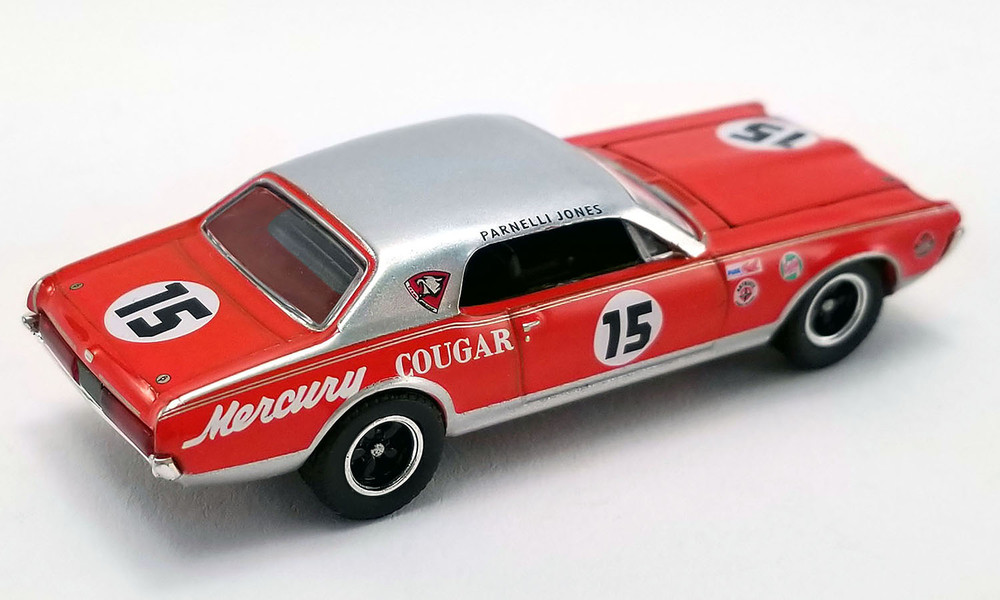 1967 Mercury Cougar and Parnelli Jones Ford F-350 Ramp  51343 - 1/64 scale Diecast Model Toy Car