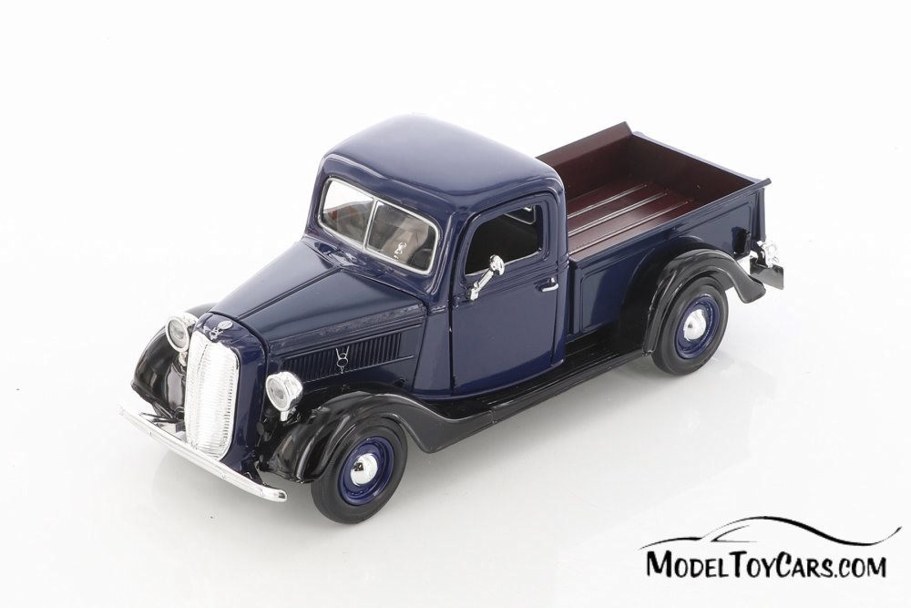 1937 Ford Pickup Truck, Blue - Showcasts 73233AC/BU - 1/24 scale Diecast Model Toy Car