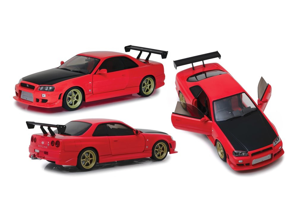 LBWK Nissan Skyline GT-R R34ミニカー 1/18 1/18 Inno Nissan Skyline GT-R GTR R34 LBWK ER34 Super