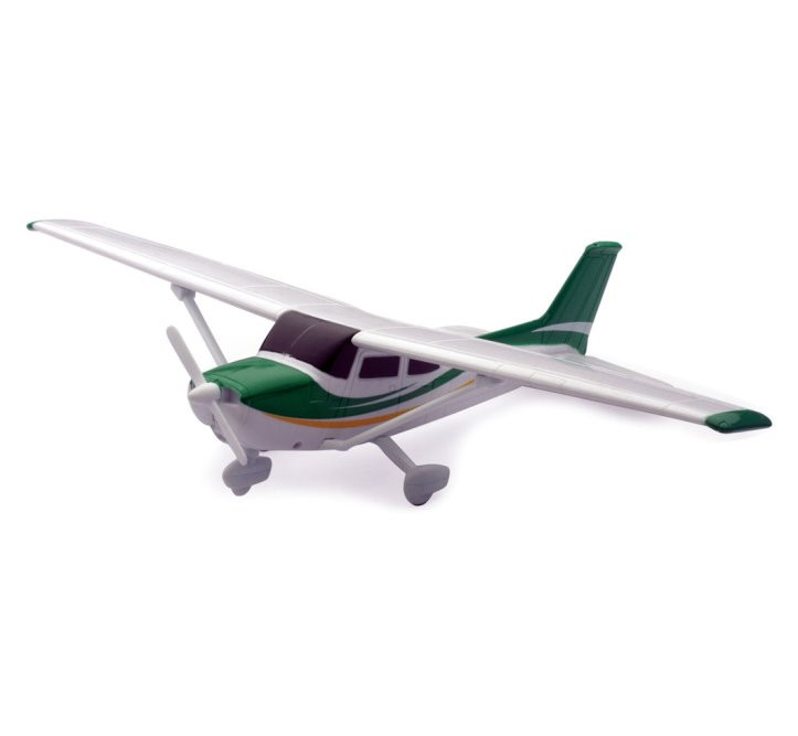 Cessna 172 Skyhawk Model Kit, White - New Ray 20665 - 1/42 scale Model Toy Kit