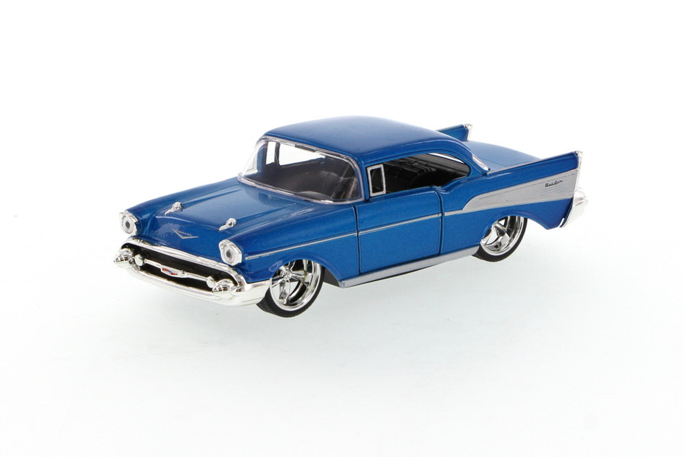 1957 Chevrolet Bel Air, Blue - Jada Toys 96921 - 1/32 scale