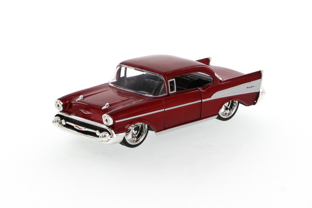 1957 Chevrolet Bel Air, Red - Jada Toys 96921 - 1/32 scale Diecast