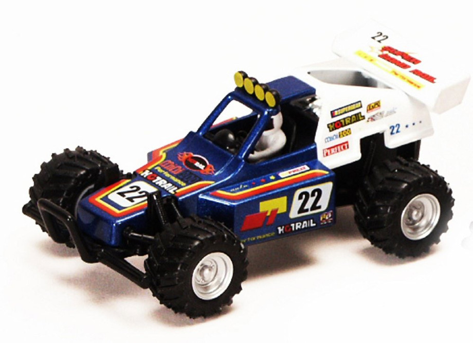 Turbo Buggy #22, Blue - Kinsmart 5106D - 5" Diecast Model Toy Car