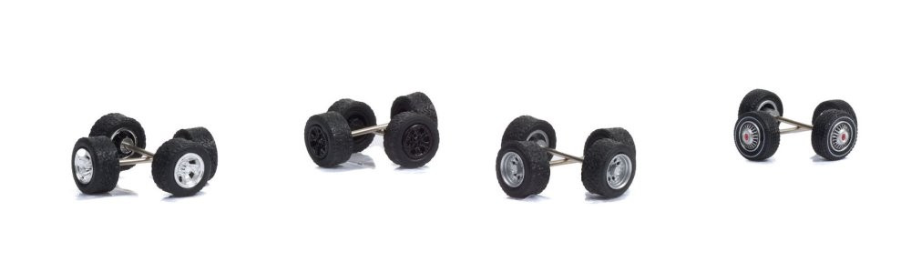 Auto Body Shop - Ford Bronco - rubber tires multipack-  16090B/48 - 1/64 scale Diecast Accessories