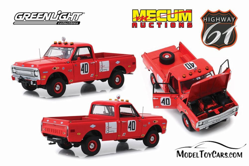 1969 Chevy C10 Baja 1000 Pickup Truck, #40 - Greenlight HWY18007 - 1/18 scale Diecast Model Toy Car