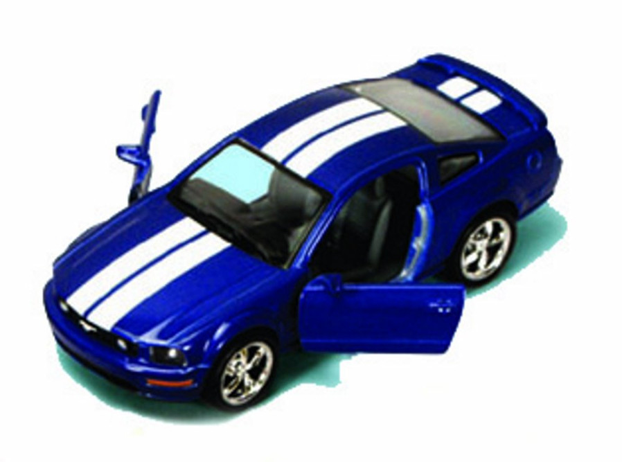 2006 Ford Mustang GT, Blue - Kinsmart 5091DF - 1/38 scale Diecast Car (Brand New, but NOT IN BOX)