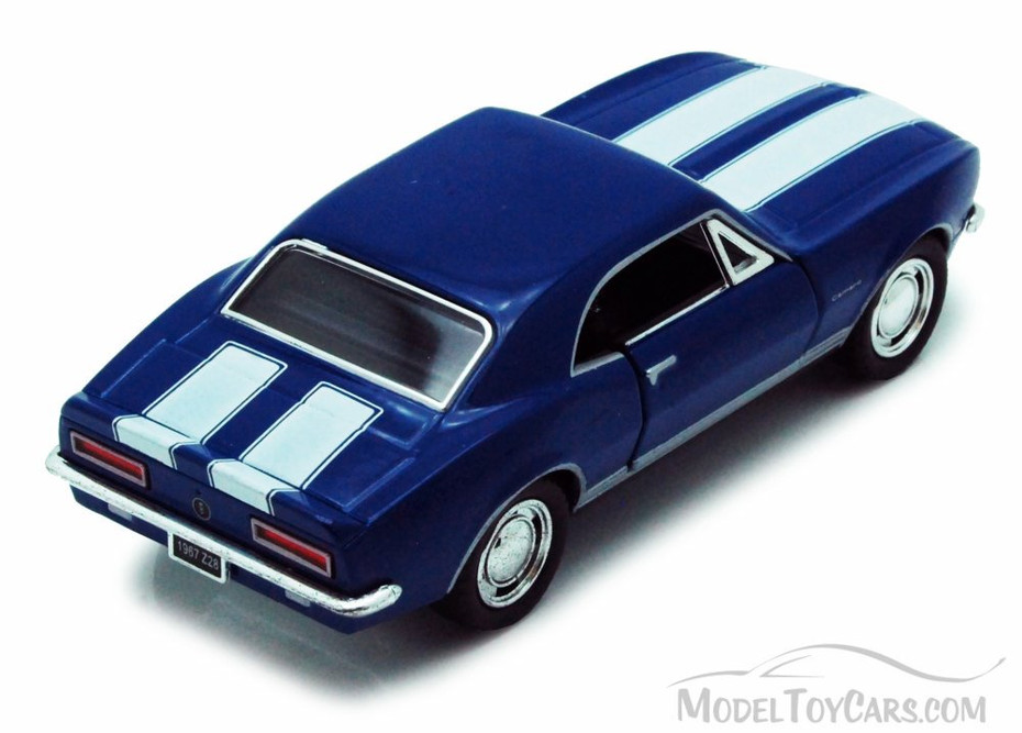 1967 Chevy Camaro Z/28, Blue - Kinsmart 5341D - 1/37 scale Diecast Car (Brand New, but NOT IN BOX)