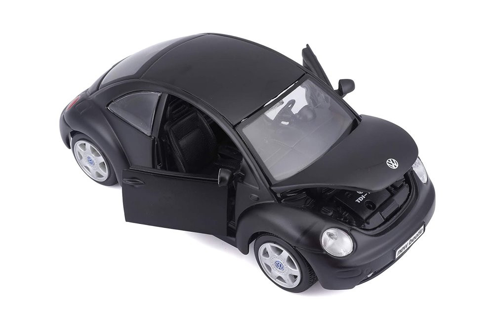 Volkswagen New Beetle, Black - Maisto 31975BK - 1/25 scale Diecast Model Toy Car
