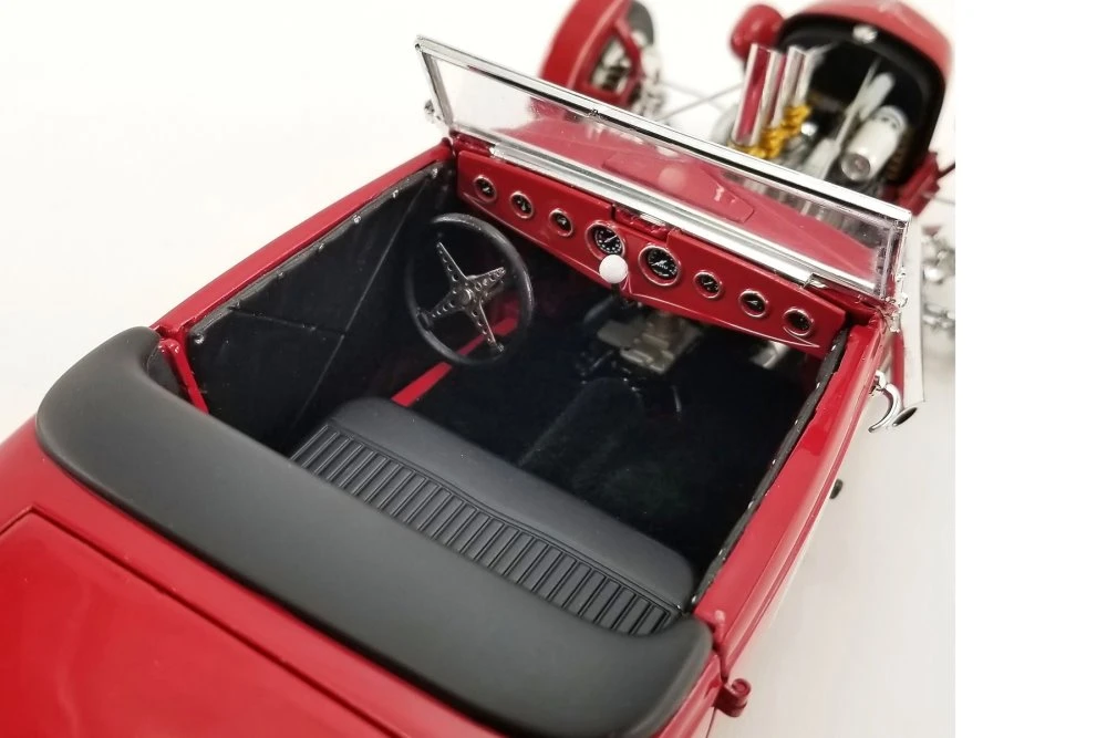 Indian Motorcycles 1934 Hot Rod Roadster, Red - GMP 18958 - 1/18 scale Diecast Model Toy Car