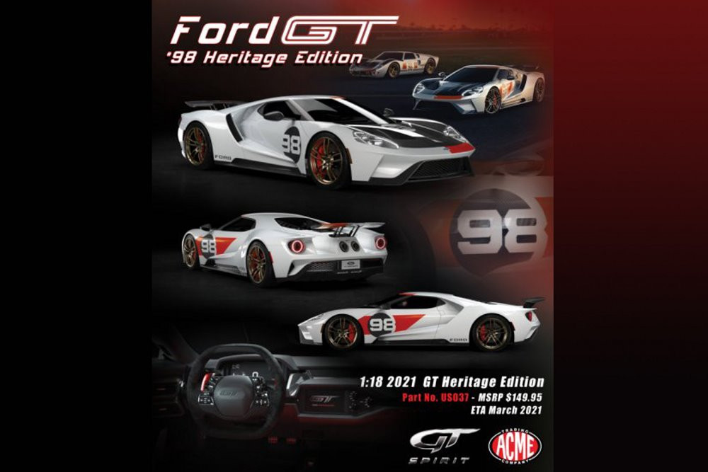 2021 Ford GT #98 1966 Daytona 24 Hours Heritage Edition