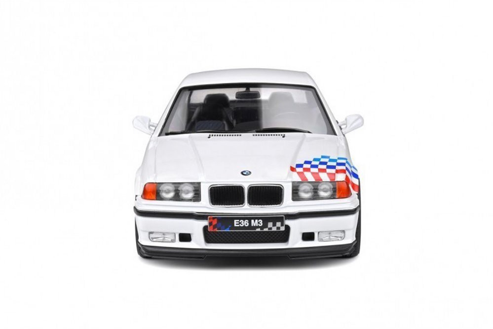 1995 BMW E36 Coupe M3 Lightweight, White - Solido S1803903 - 1/18 scale Diecast Model Toy Car