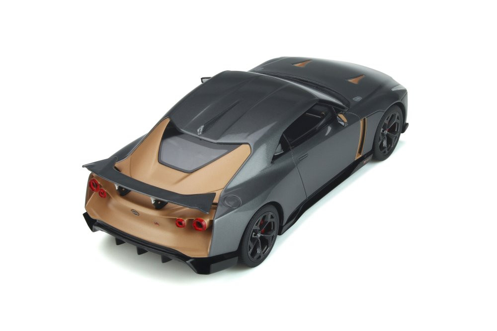 Nissan GT-R50 by Italdesign Hardtop, Liquid Kinetic Gray - GT Spirit GT300  - 1/18 scale Resin Car