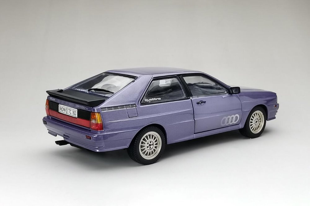 1983 Audi Quattro Coupe, Purple - Sun Star 4163 - 1/18 scale Diecast Model Toy Car