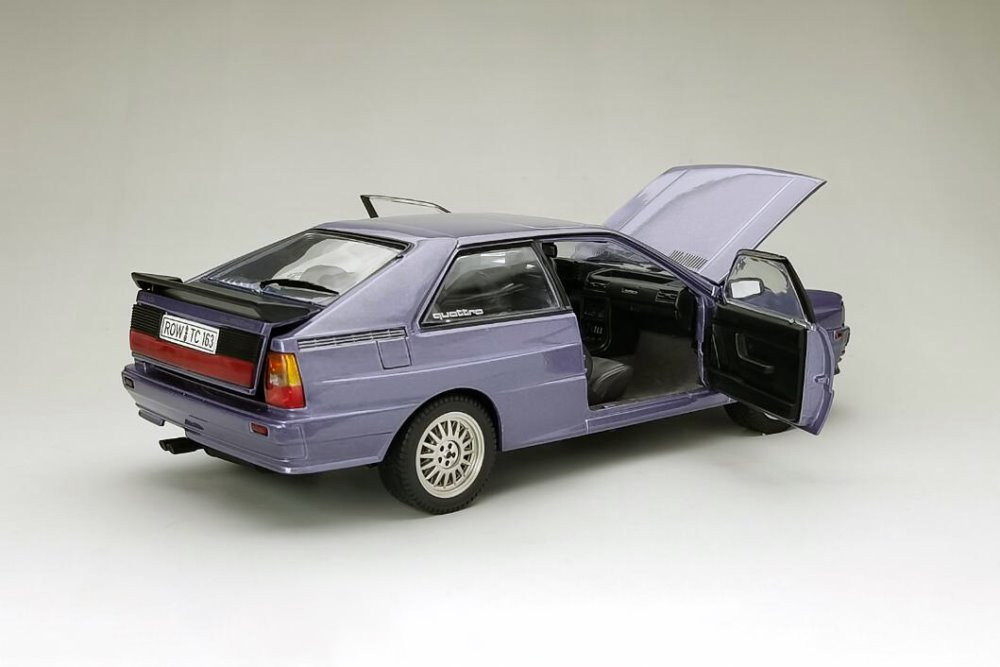 1983 Audi Quattro Coupe, Purple - Sun Star 4163 - 1/18 scale Diecast Model  Toy Car