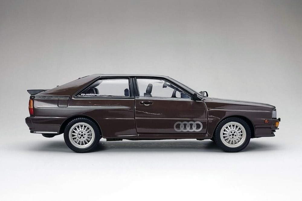 1983 Audi Quattro Coupe, Havana Brown - Sun Star 4162 - 1/18 scale Diecast Model Toy Car