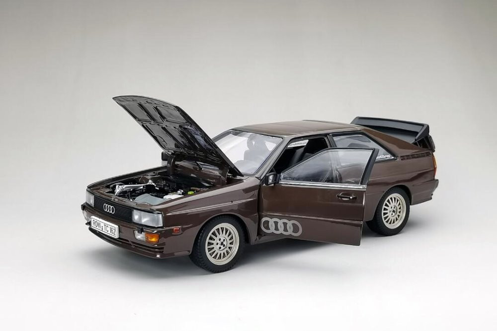 1983 Audi Quattro Coupe, Havana Brown - Sun Star 4162 - 1/18 scale Diecast Model Toy Car