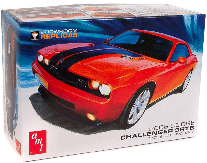 AMT 2008 Dodge Challenger SRT8, 1/25 scale Plastic Model Car Kit - AMT1075