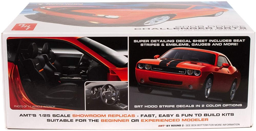 AMT 1/25 2008ダッジチャレンジャー SRT8 プラモデル AMT 2008 Dodge Challenger SRT8, 1/25 scale Plastic Model Car Kit