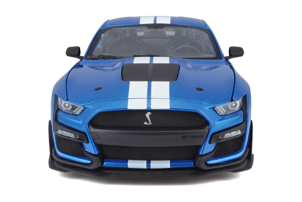 2020 Ford Mustang Shelby GT500, Blue - Maisto 31388BU - 1/18 scale Diecast Model Toy Car