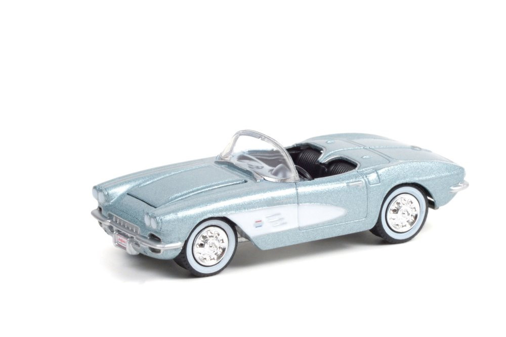 1961 Chevy Corvette Convertible (Lot #681), Sateen Silver