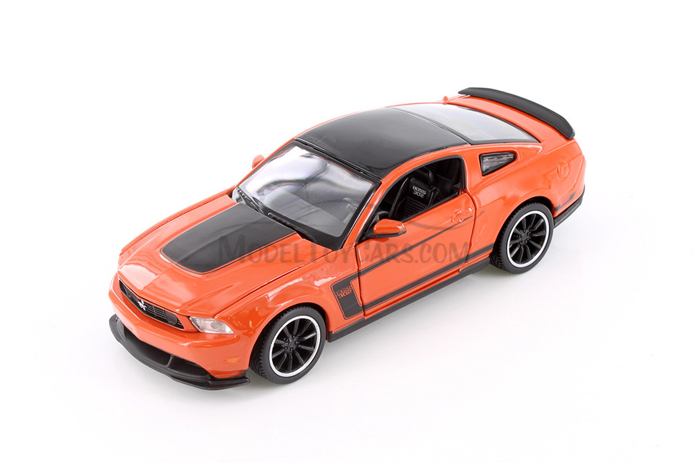 Ford Mustang Boss 302, Orange -  34269  1/24 Scale Diecast Model Toy Car(Brand New, but NOT IN BOX)