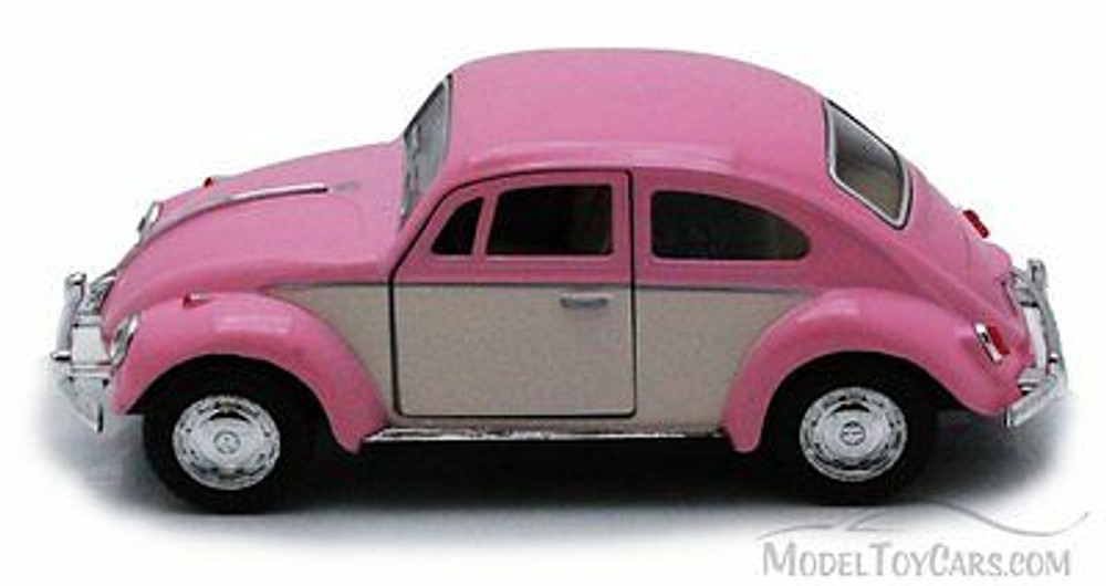 1967 Volkswagen Classical Beetle, Pink - Kinsmart 5375DY - 1/32 scale  Diecast Model Toy Car (Brand New, but NOT IN BOX)