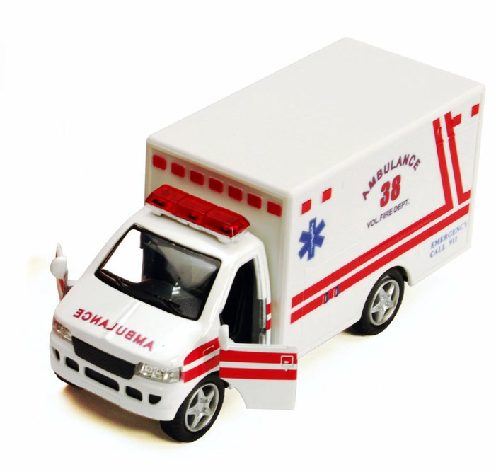 Rescue Team Ambulance, White - Kinsmart 5259D - 5
