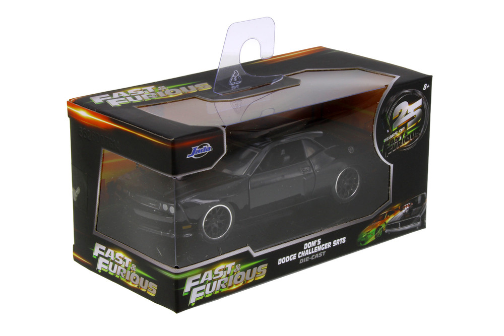 Dom's Dodge Challenger SRT8, Black - JADA Toys 97384 - 1/32 Scale
