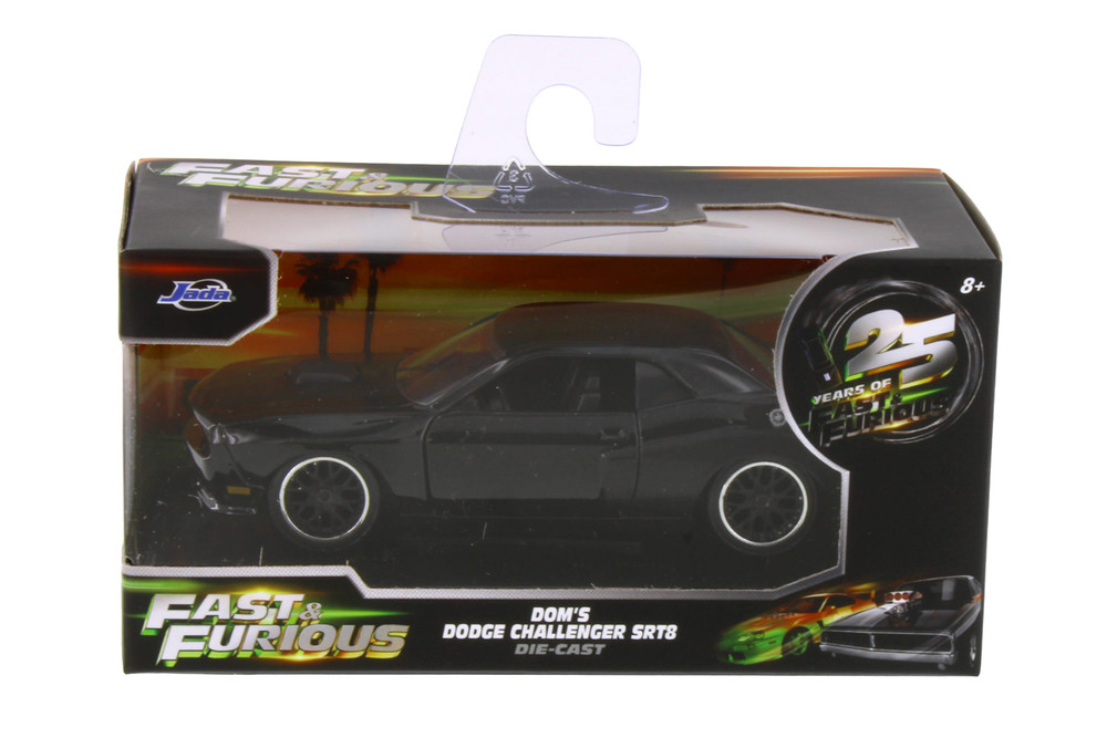 Dom's Dodge Challenger SRT8, Black - JADA Toys 97384 - 1/32 Scale