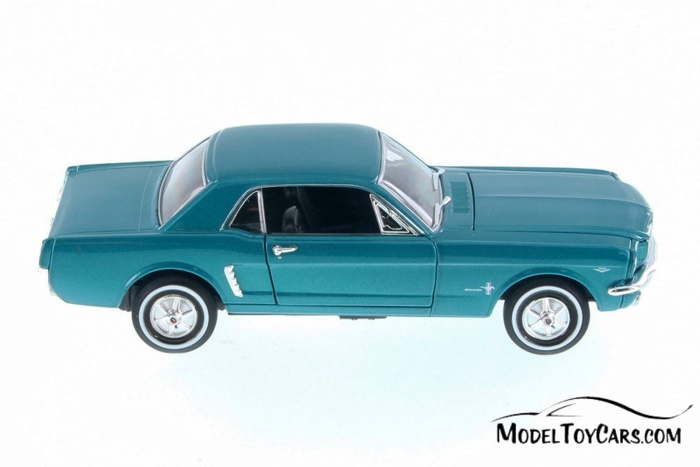 1964 Ford 1/2 Mustang Coupe, Green - Welly 22451WGN - 1/24 Scale