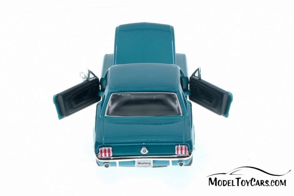 1964 Ford 1/2 Mustang Coupe, Green - Welly 22451WGN - 1/24 Scale