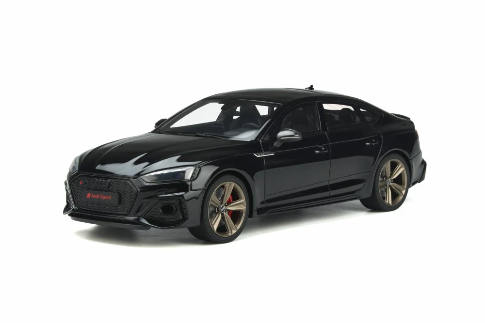 2020 Audi RS 5 (B9) Sportback, Mythos Black - GT Spirit GT312 - 1/18 scale Resin Model Toy Car