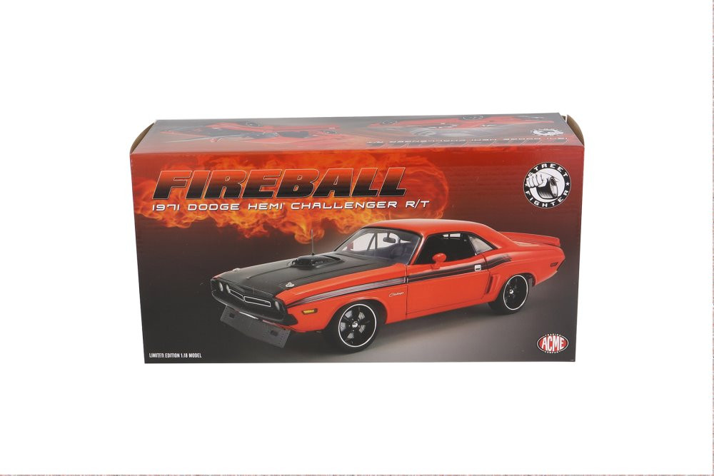 1971 Dodge Challenger R/T Street Fighter FIREBALL, Red and Black