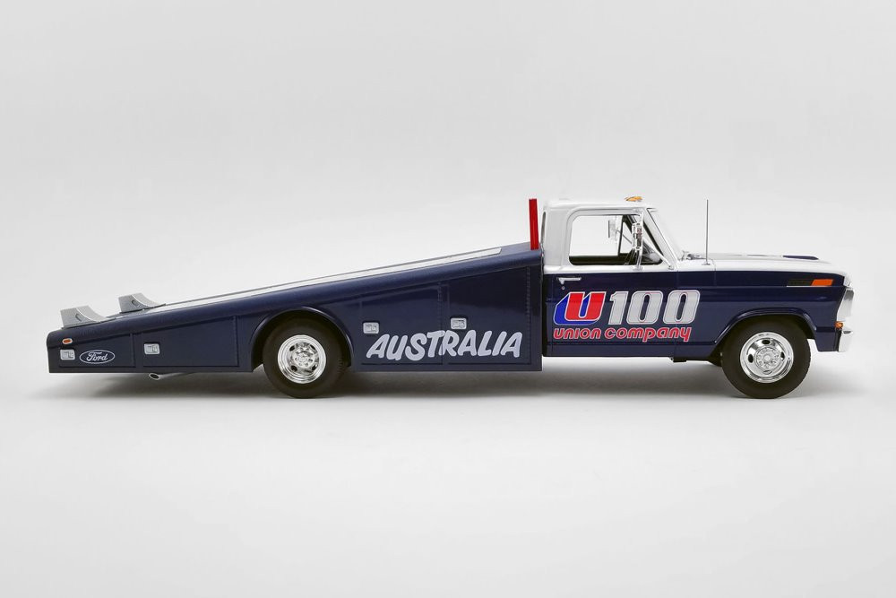 1970 Ford F-350 Ramp Truck - U100 Allan Moffat, Blue and White