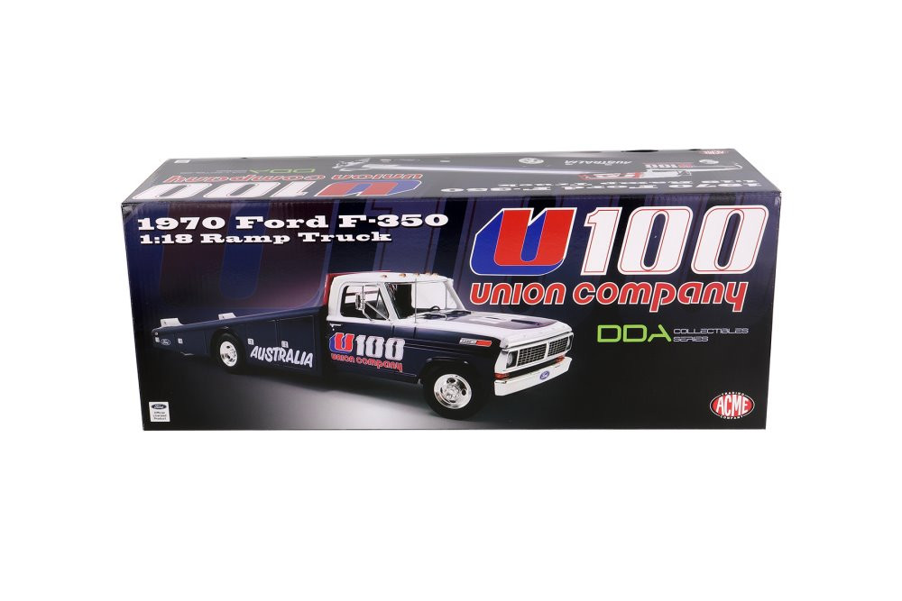 1970 Ford F-350 Ramp Truck - U100 Allan Moffat, Blue and White