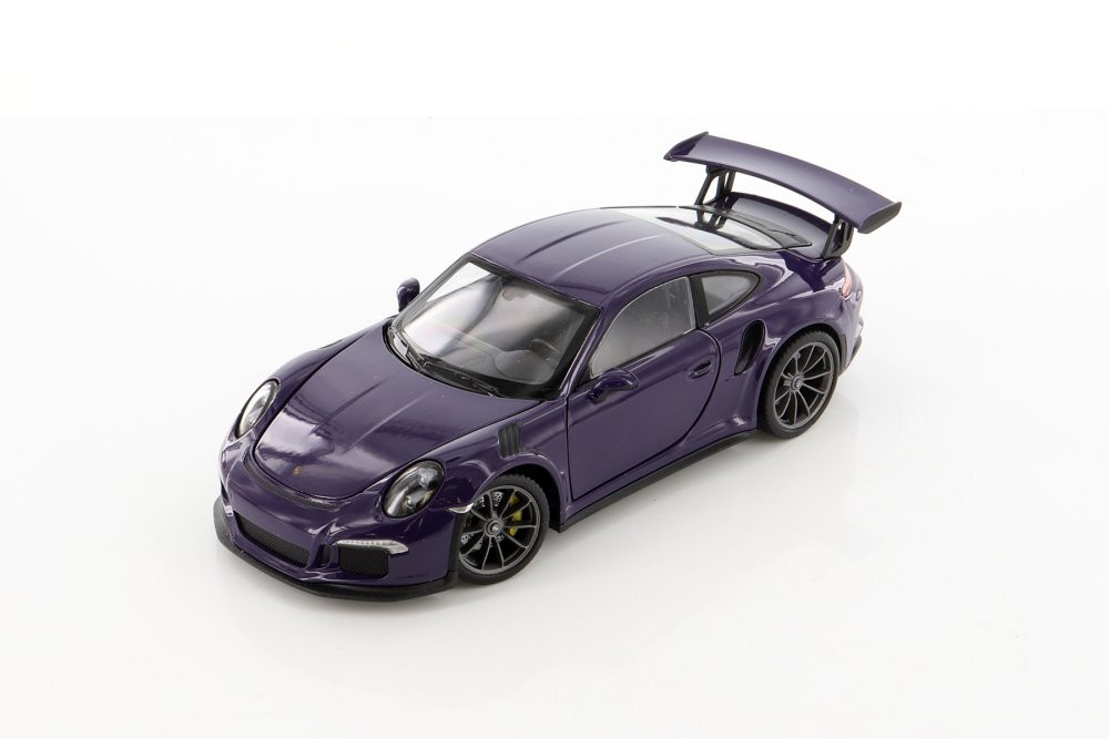 Porsche 911 GT3 RS, Purple - Welly 24080WPR - 1/24 scale Diecast