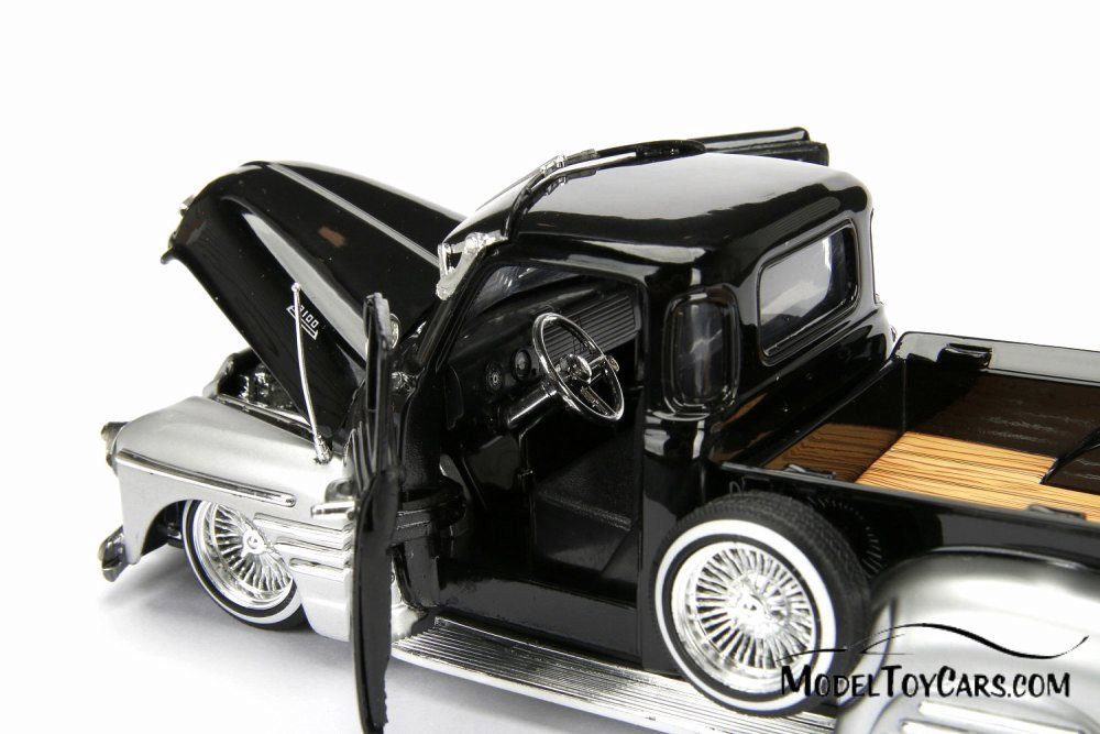 ミニカー Jada BIGTIME KUSTOMS 1951 CHEVY PICKUP Jada Bigtime Kustoms 1951 Chevy 3100 Pickup Truck 51 Black