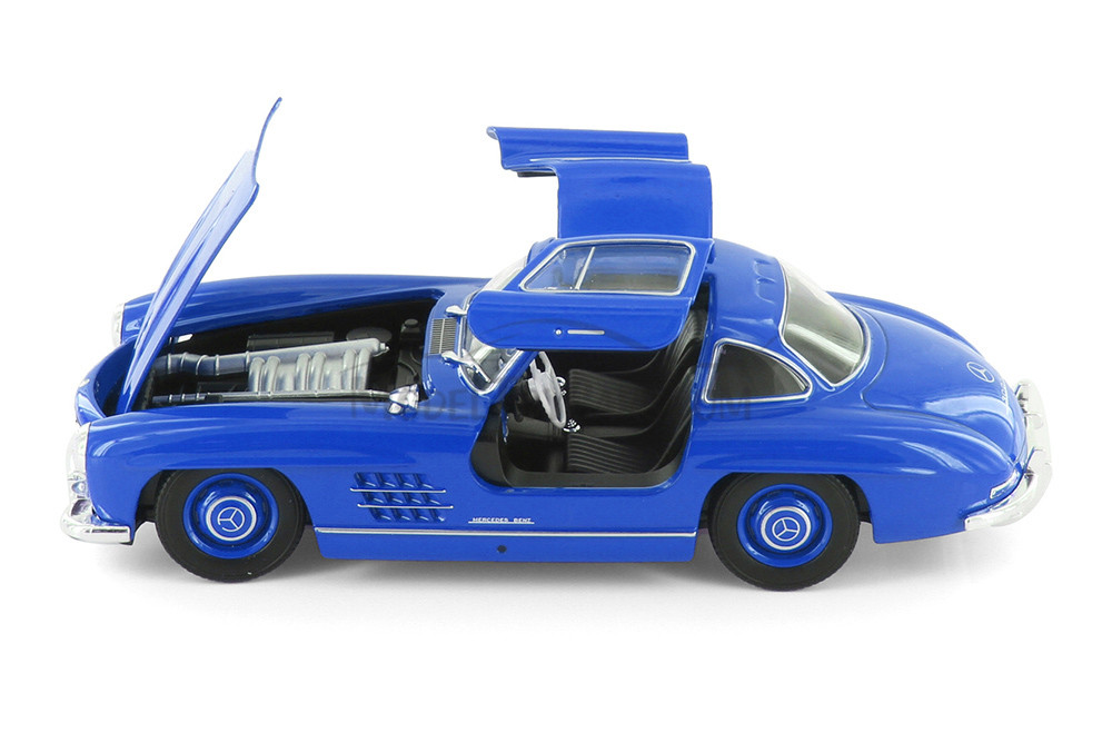 Mercedes-Benz 300 SL, Blue - Welly 24064WBU - 1/24 scale