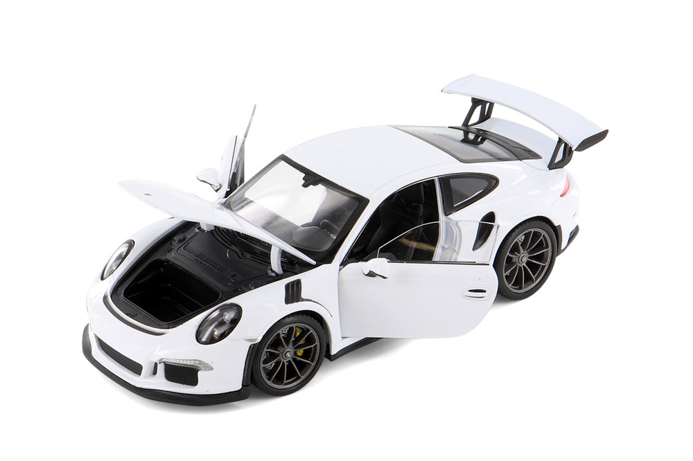 Box of 4 Porsche 911 GT3 RS Hardtop Diecast Car Set - Showcasts 1/24 scale Diecast Model Cars, Assorted Colors