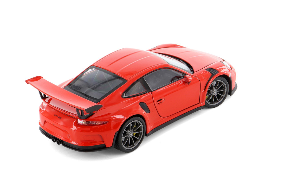 Box of 4 Porsche 911 GT3 RS Hardtop Diecast Car Set - Showcasts 1/24 scale Diecast Model Cars, Assorted Colors