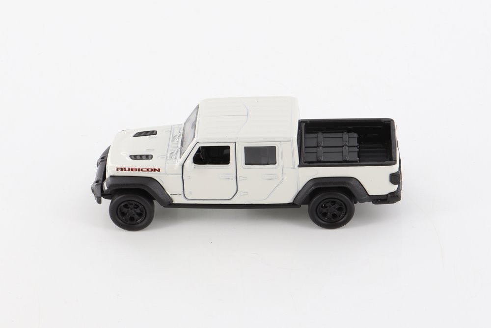 2020 Jeep Gladiator Pickup, White - Welly 43788D - 1/34 scale Diecast Model Toy Car