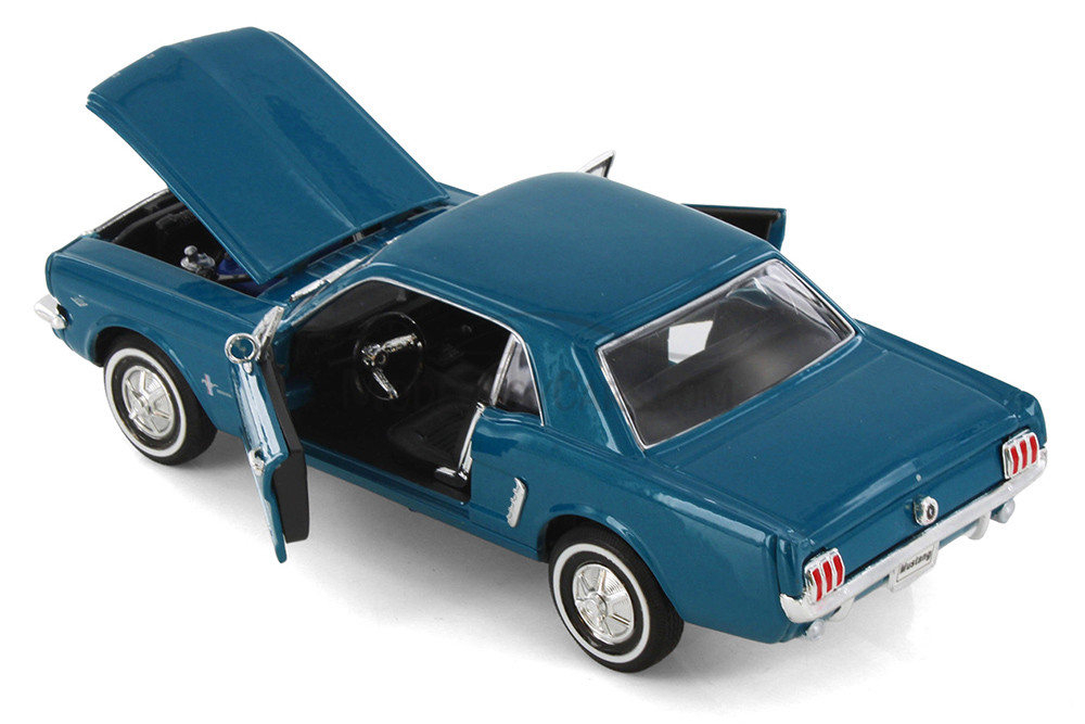 1964 Ford Mustang Coupe (1964.5), Metallic Turquoise Blue