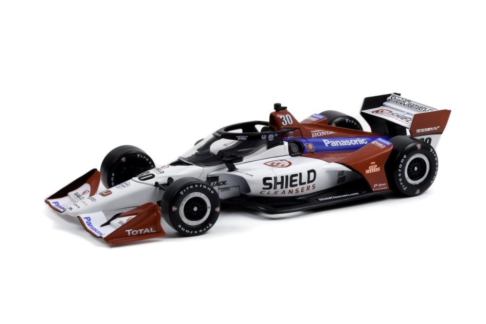 NTT IndyCar Series, #30 Takuma Sato / Rahal Letterman Lanigan Racing, Shield Cleansers (Road Course Configuration) - Greenlight 11121 - 1/18 scale Diecast Model Toy Car