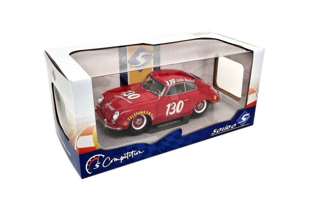 1953 Porsche 356 Pre-A, #130 James Dean Tribute - Solido S1802804 - 1/18  scale Diecast Model Toy Car