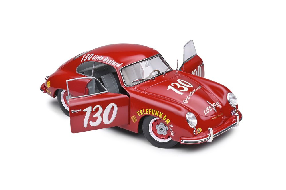1953 Porsche 356 Pre-A, #130 James Dean Tribute - Solido S1802804 - 1/18 scale Diecast Model Toy Car