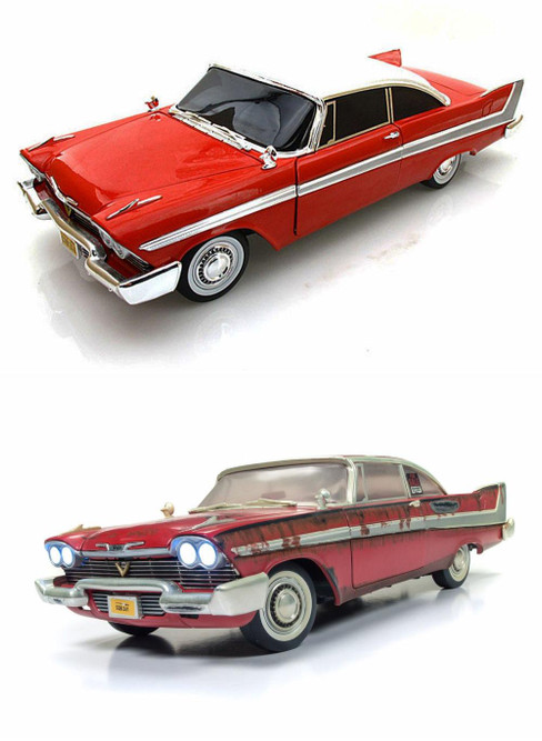 Christine Diecast Toy Car Package - Two 1/18 Scale Diecast Model Cars