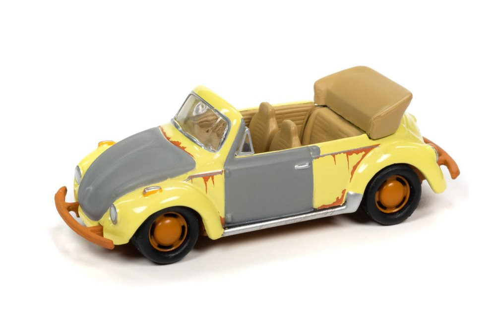 1975 Volkswagen Super Beetle Cnvrtbl Berberand Primer  JLSP145/24A 1/64 scale Diecast Model Toy Car