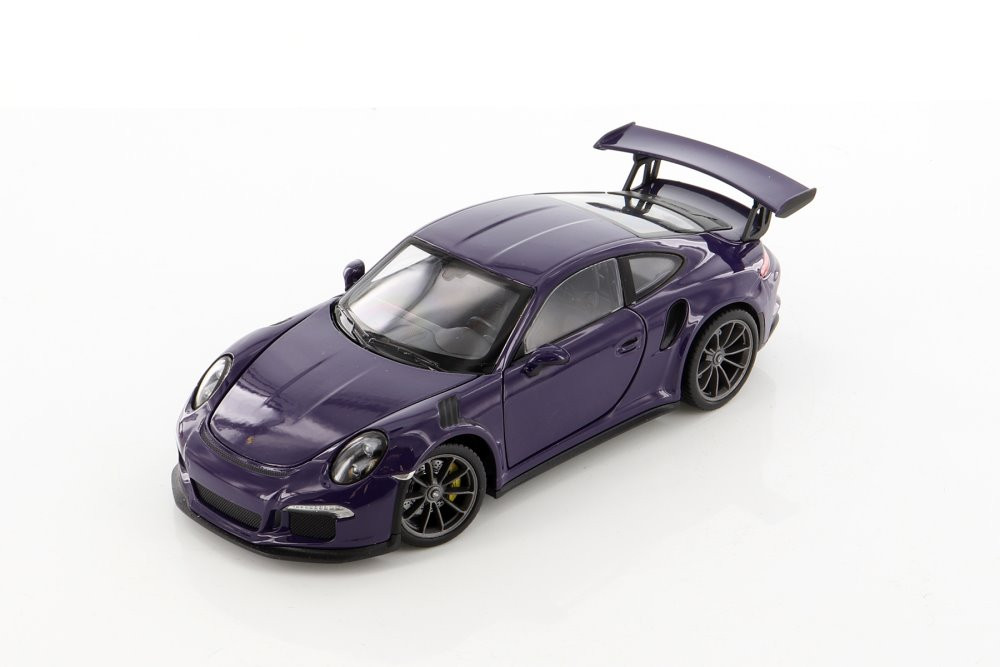 Porsche 911 GT3 RS, Purple - Welly 24080/4D - 1/24 scale Diecast