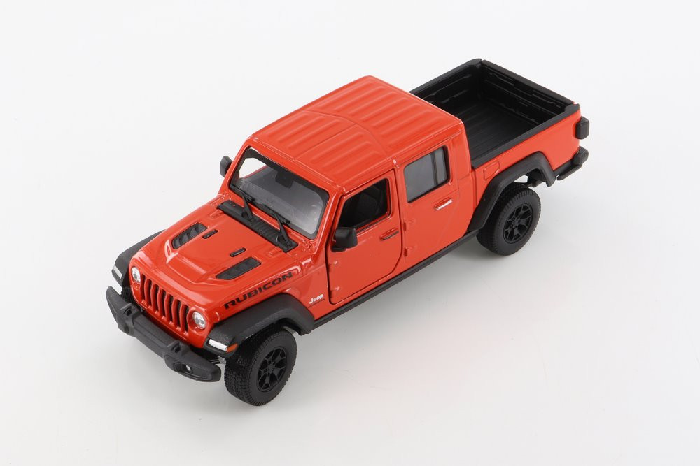 2020 Jeep Gladiator Pickup, Red - Welly 24103/4D - 1/24 scale Diecast Model Toy Car