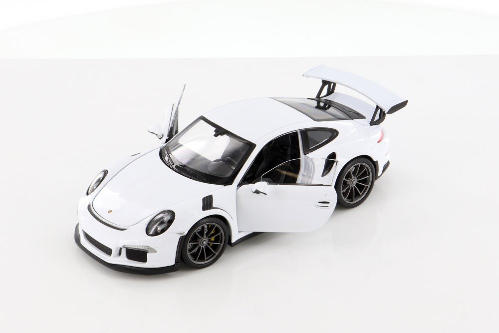 Porsche 911 GT3 RS, White - Welly 24080/4D - 1/24 scale Diecast